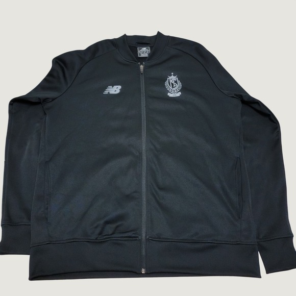 New Balance Other - New Balance Track Jacket Mens 2XL XXL Black NB DRY Full Zip Polyester Athletic